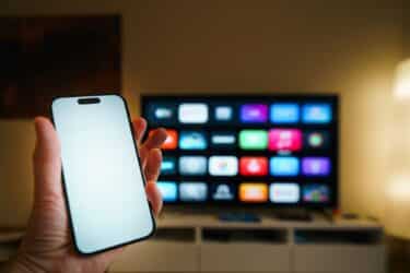 Smartphone y smart TV para streaming