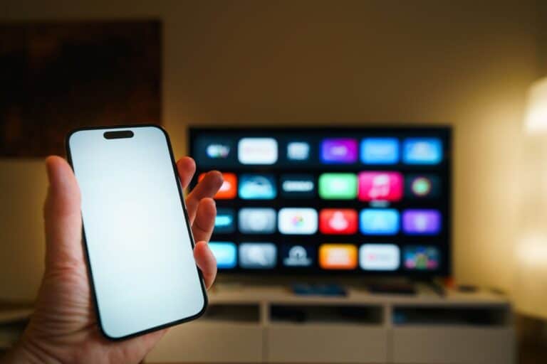 Smartphone y smart TV para streaming